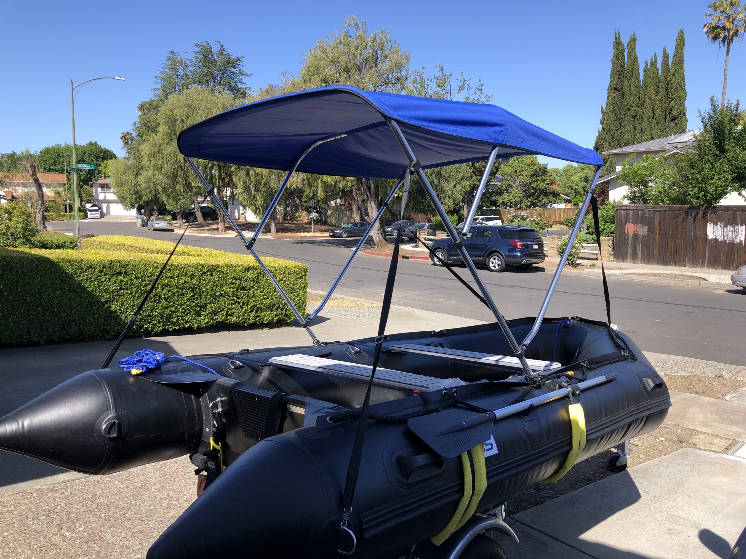 BRIS 1.2mm PVC 12.5 ft Inflatable Boat Inflatable Fish Hunter & Person Inflatable Raft Boat customer photo 2