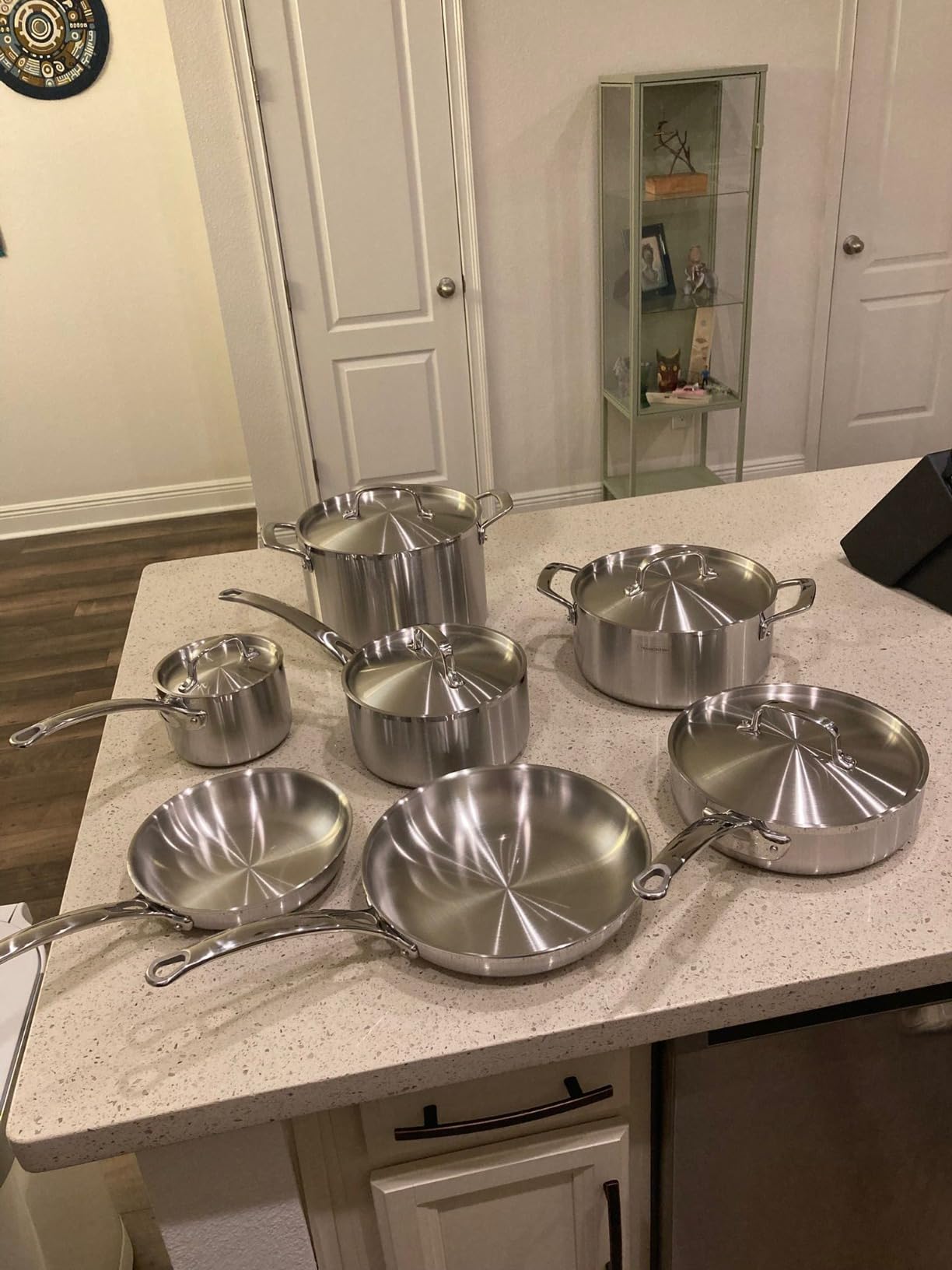 Tramontina Signature Tri-Ply Clad Stainless Steel 12-Piece Cookware Set with Lids, Pots and Pans Kitchen Set, Induction-Ready, Dishwasher-Safe, NSF-Certified, Made in Brazil customer photo 2