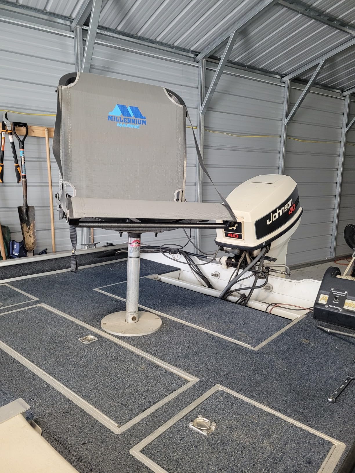 Millennium Marine B100 Boat Seat, Gray customer photo 1