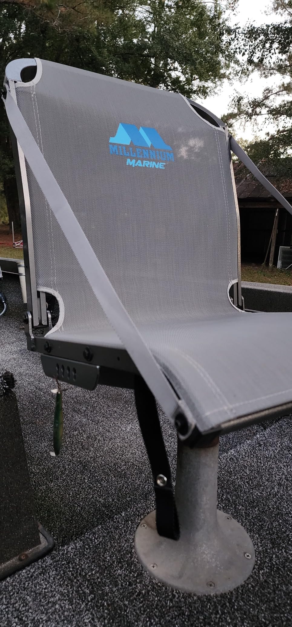 Millennium Marine B100 Boat Seat, Gray customer photo 2