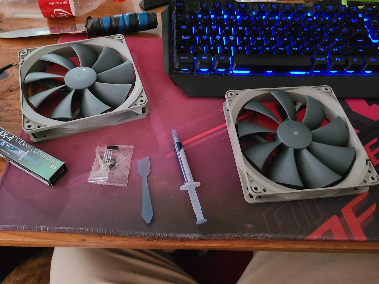 Noctua NF-P14s redux-1500 PWM, High Performance Cooling Fan, 4-Pin, 1500 RPM (140mm, Grey) customer photo 1