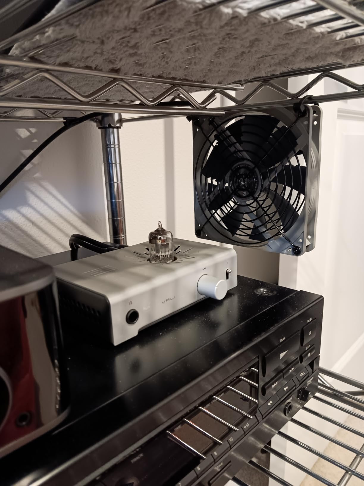 Noctua NF-P14s redux-1500 PWM, High Performance Cooling Fan, 4-Pin, 1500 RPM (140mm, Grey) customer photo 2
