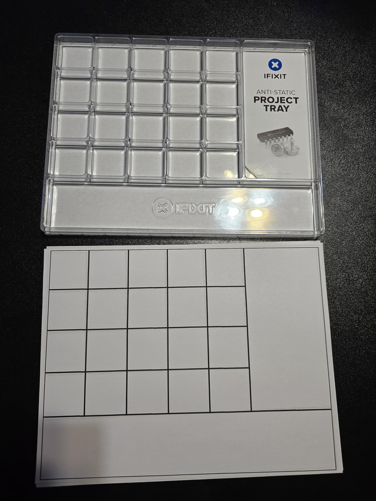 iFixit Anti-Static Project Tray - Small Parts and Screws Holder for Organization customer photo 1