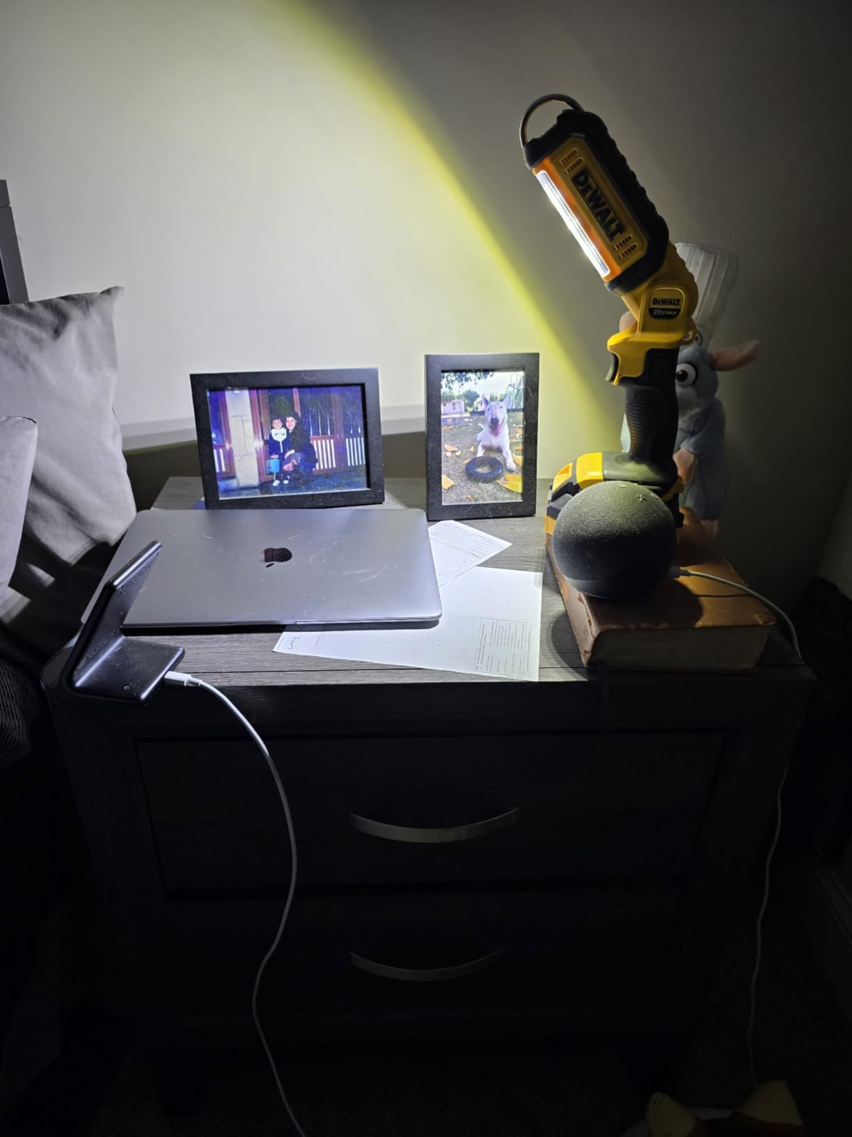 DEWALT 20V MAX LED Work Light, Rechargeable Flashlight, Pivoting Head, Bare Tool Only (DCL050) customer photo 2