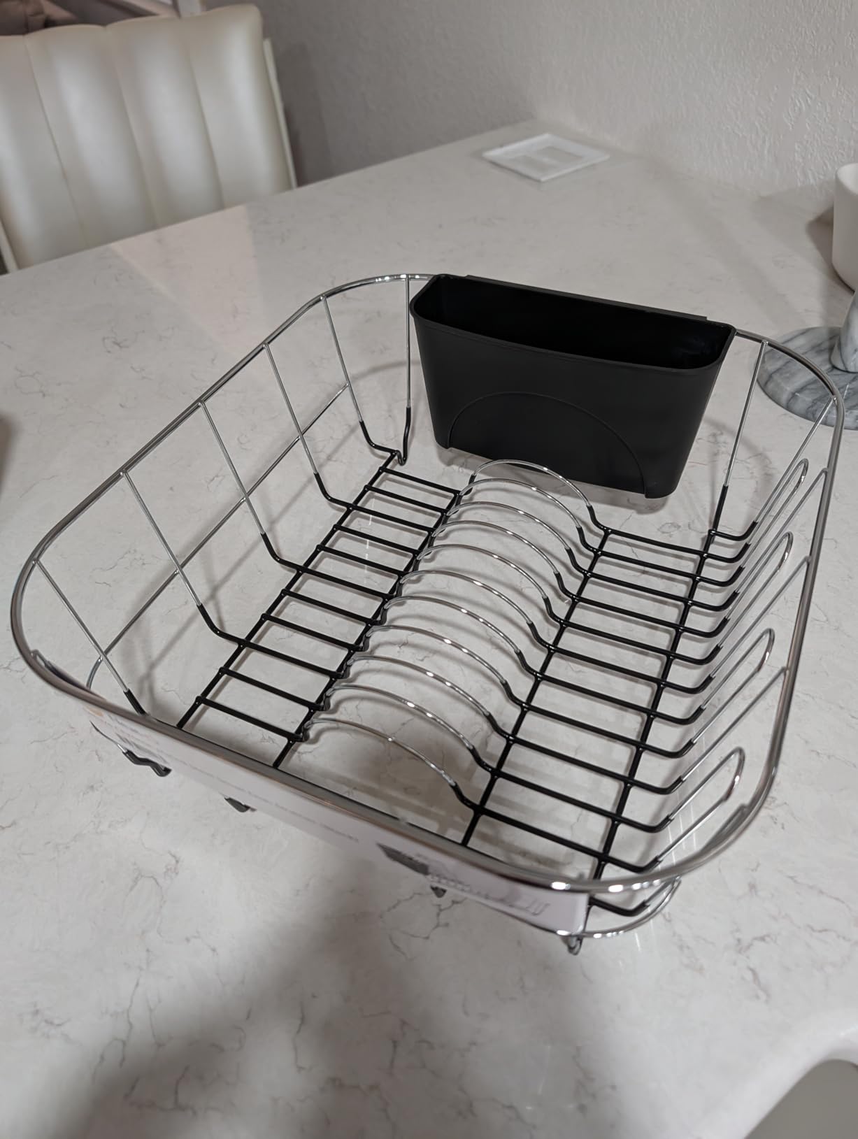 Neat-O Deluxe Chrome-Plated Steel Small Dish Drainers (Black) customer photo 1