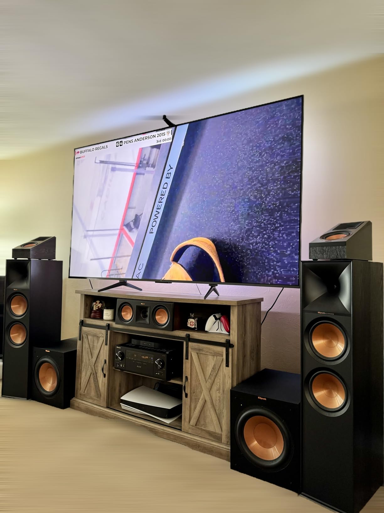 Klipsch R-12SW Powerful Deep Bass Front Firing 12