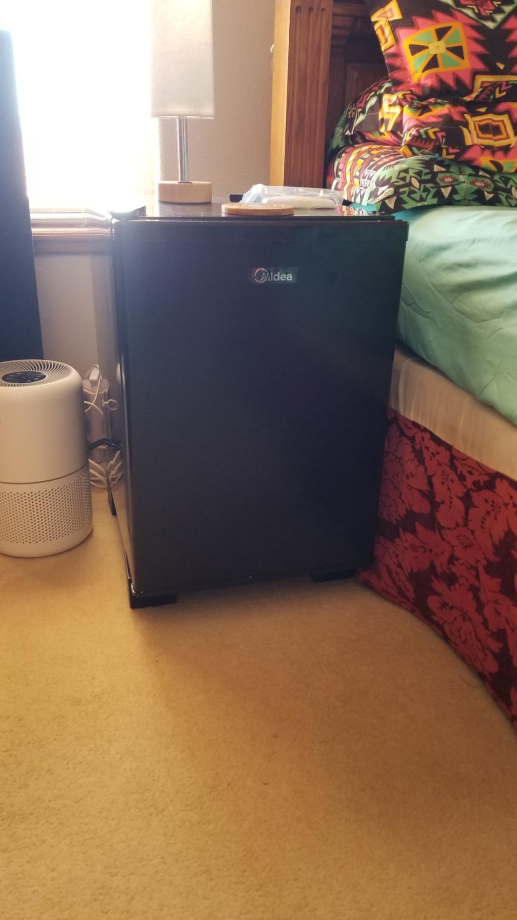 Midea WHS-65LB1 Compact Single Reversible Door Refrigerator, 1.6 Cubic Feet, Black customer photo 1