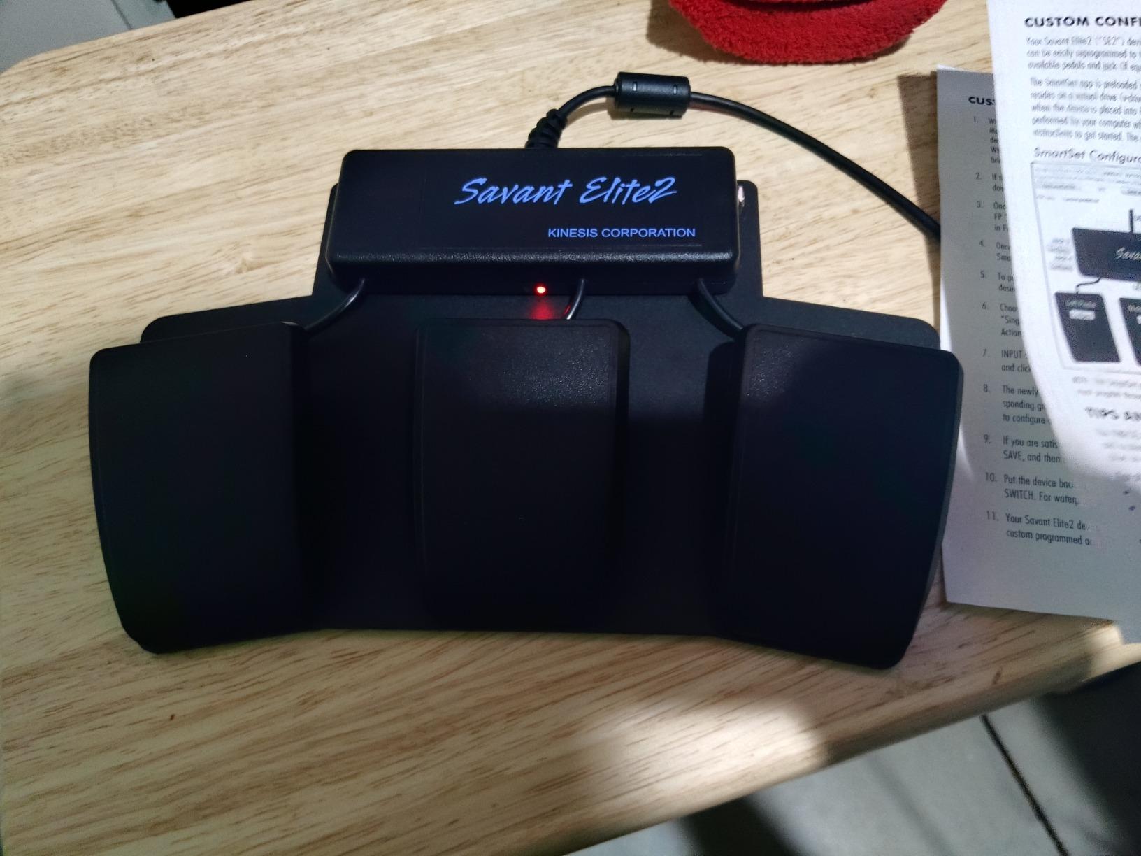Kinesis Savant Elite2 Programmable Triple Foot Pedal (FP30A) customer photo 1