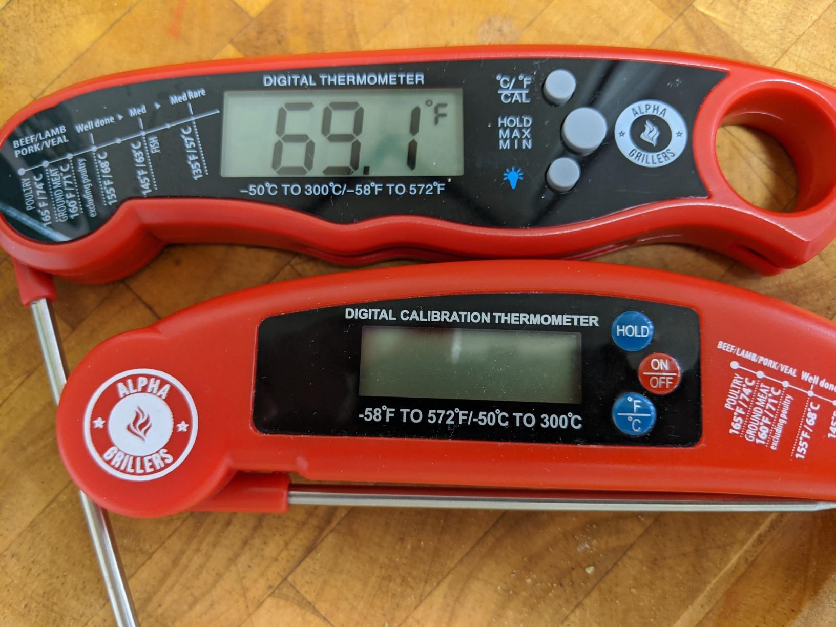 Alpha Grillers Meat Thermometer Digital - Instant Read Food Thermometer for Cooking & Grilling - Professional Kitchen Gift for Men, Dad & Mom customer photo 2