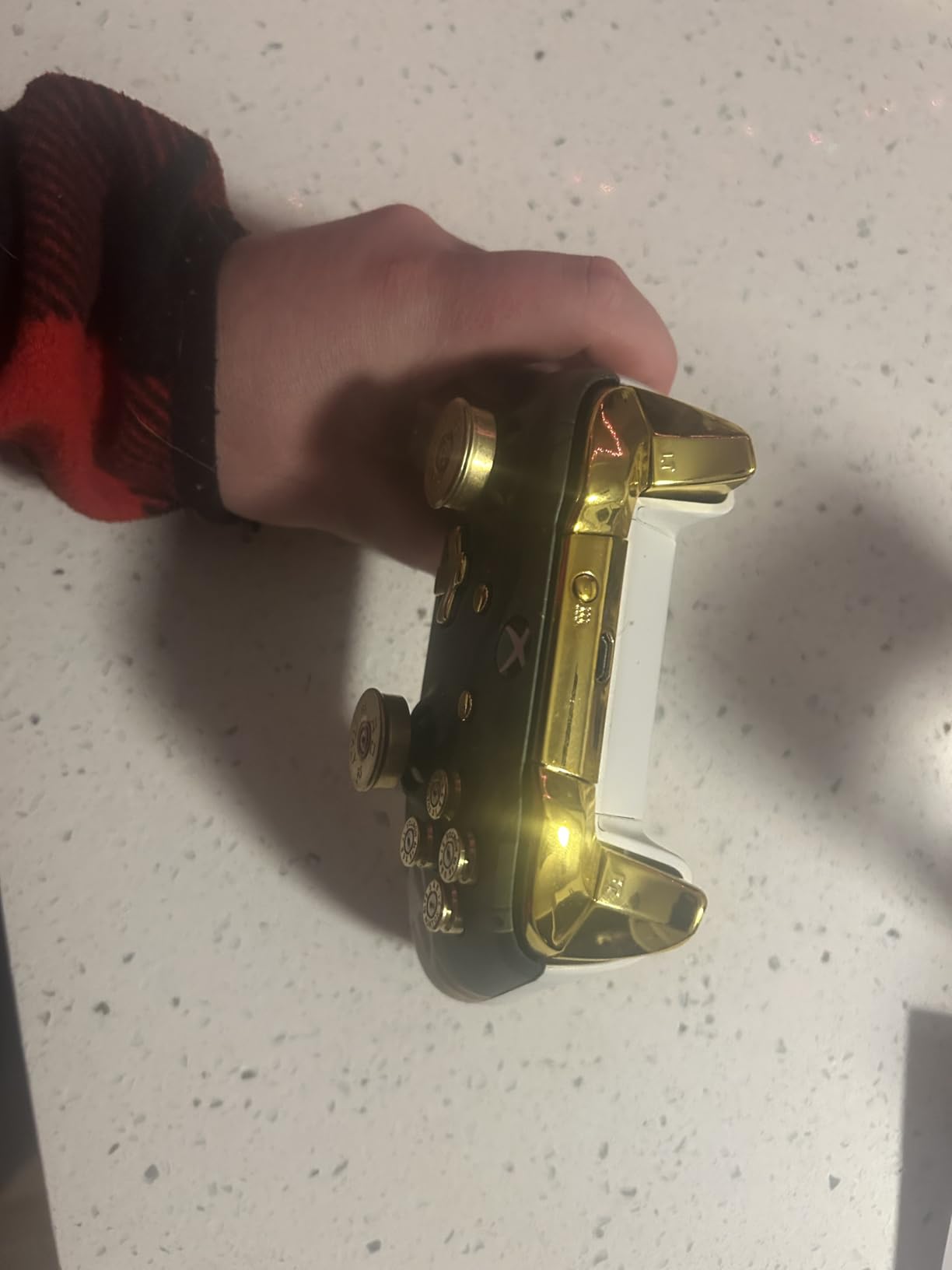 Controller Bullet Buttons for Xbox One Series X S - Made With Real 9MM Spent Bullet Casings - Includes Tools customer photo 2