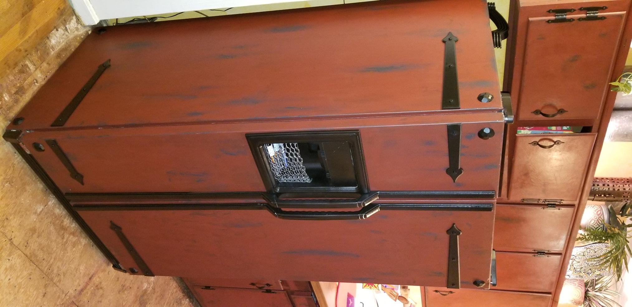 452-07 Handle/Hinge Decorative Accent Set Carriage House (6 Piece) Magnetic Garage Door Hardware, Black,1 customer photo 1