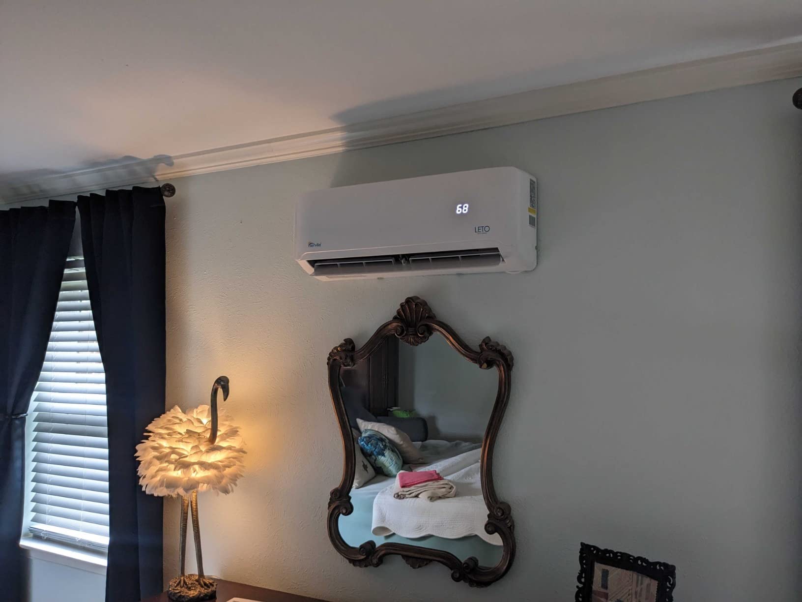 Senville LETO Series Mini Split Air Conditioner Heat Pump, 12000 BTU 110/120V, Inverter, Works with Alexa, SEER2 20.8, 1 Ton, White customer photo 2