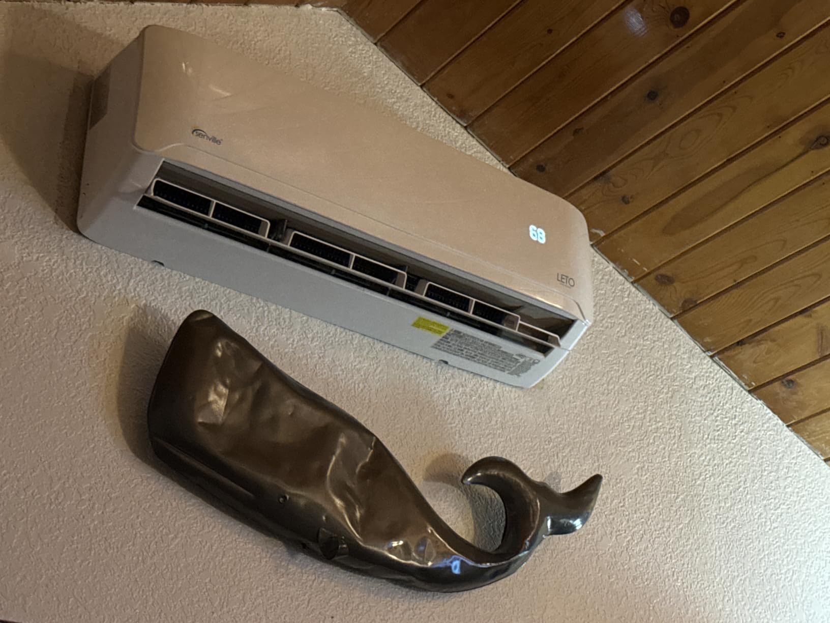 Senville LETO Series Mini Split Air Conditioner Heat Pump, 18000 BTU 208/230V, Inverter, Works with Alexa, SEER2 19, 1.5 Ton, White customer photo 1