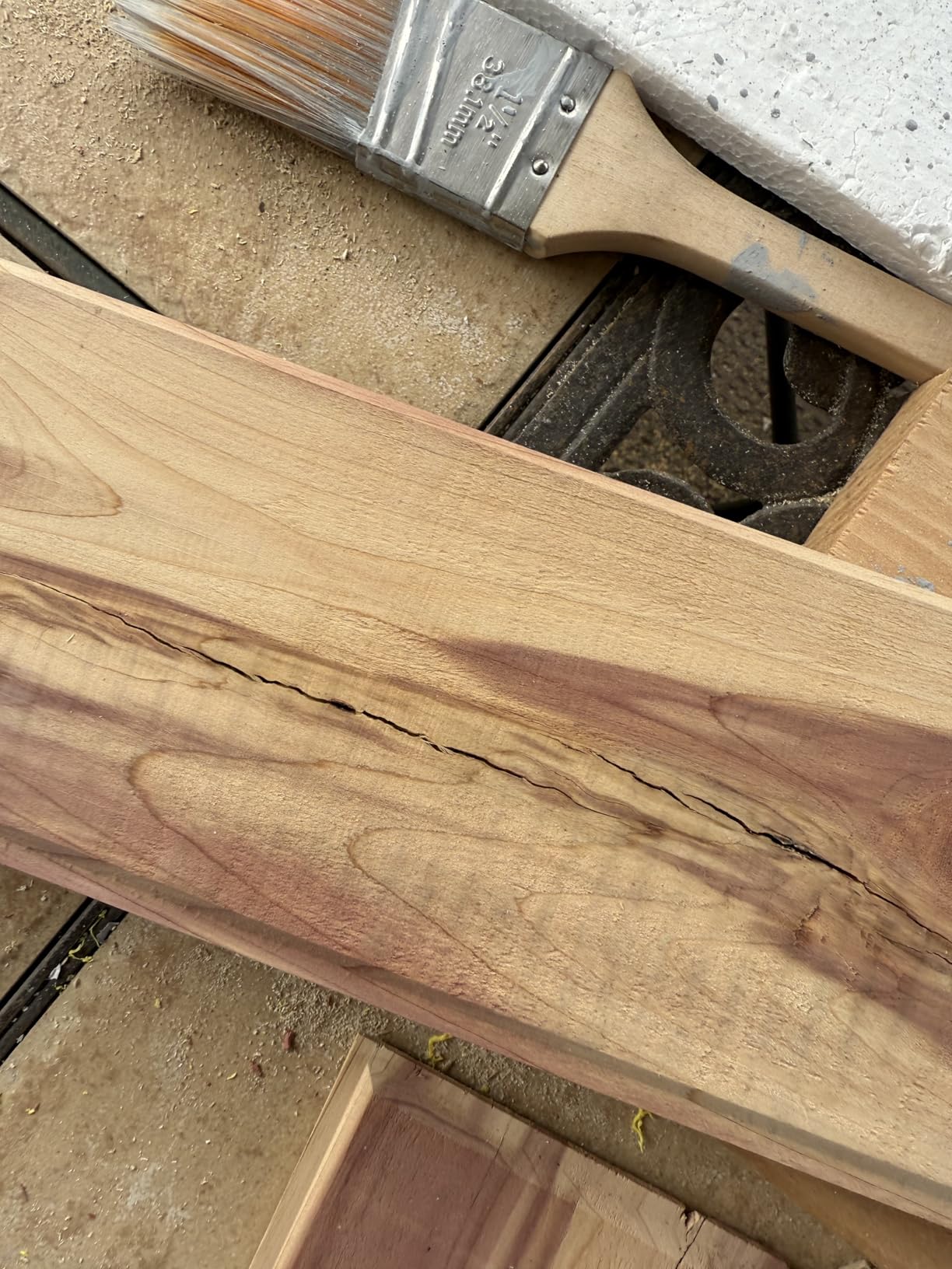 Cedar Elements Aromatic Red Cedar Planking Closet Liner 1/4 x3-3/4 x48 inch Unfinished Red Cedar Aromatic Cedar Tongue and Groove Wall Plank (15 Square Feet 1PK) customer photo 2