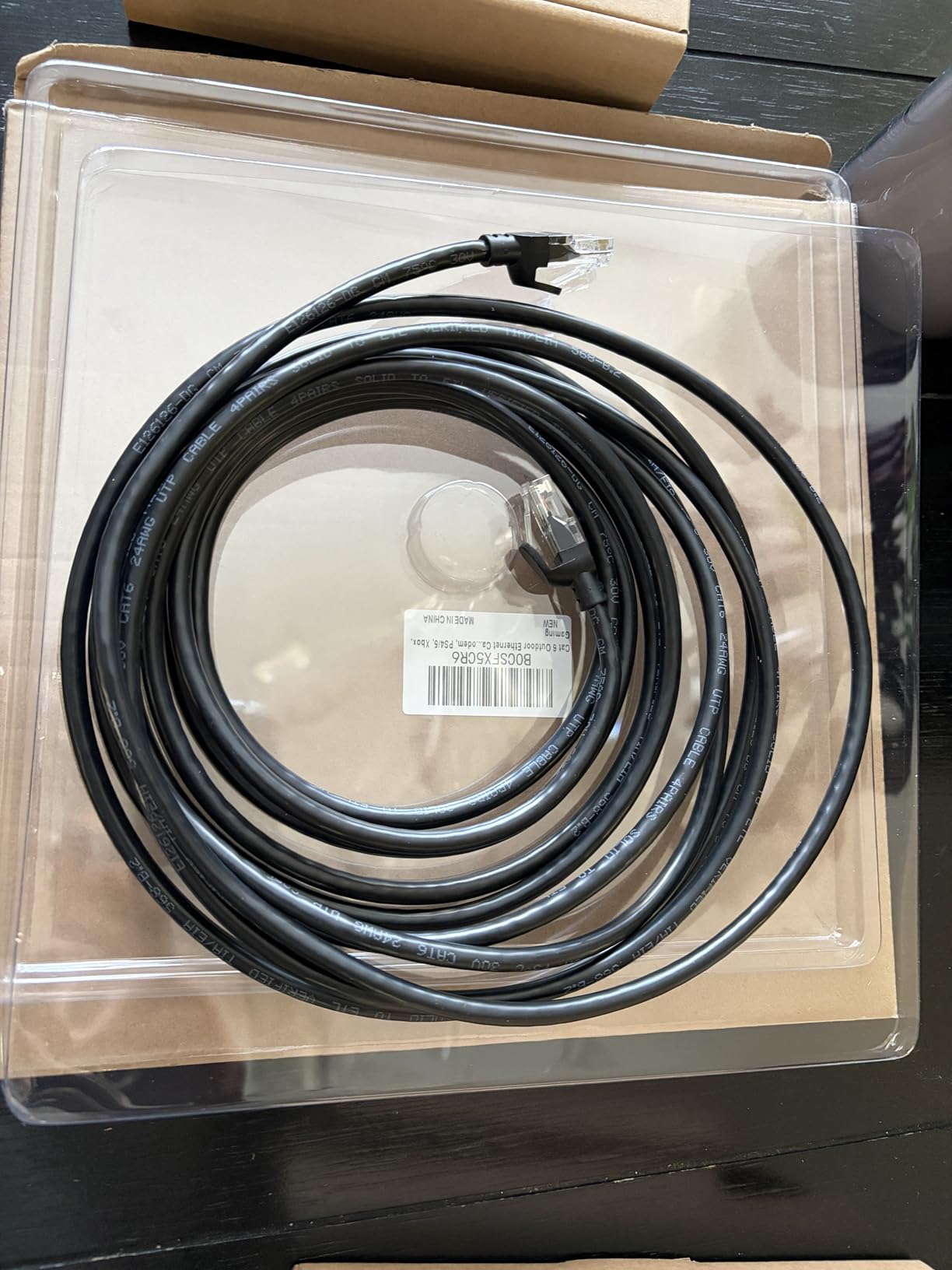 Jadaol Cat 6 Ethernet Cable 50 ft, 10Gbps Support Cat8 Cat7 Network, Flat RJ45 LAN Patch Cable, High-Speed Wired Internet Cable for Router, Modem, Switch, Gaming Consoles, PC, Streaming Devices, White customer photo 1