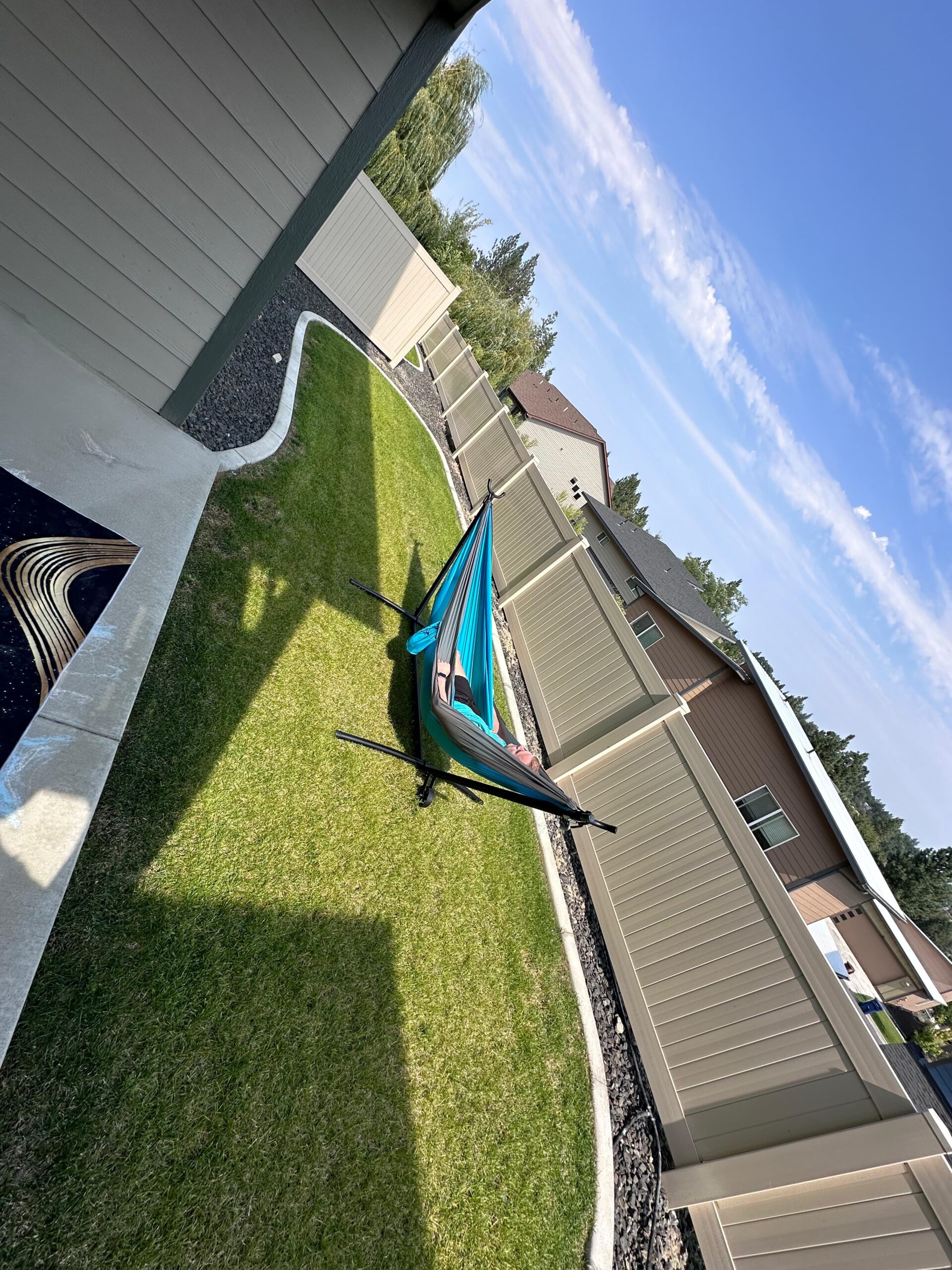 Best Choice Products Portable Heavy-Duty 9ft Steel Hammock Stand w/Built-in Wheel, Carrying Case, Weather-Resistant Finish, 450lb Capacity customer photo 1