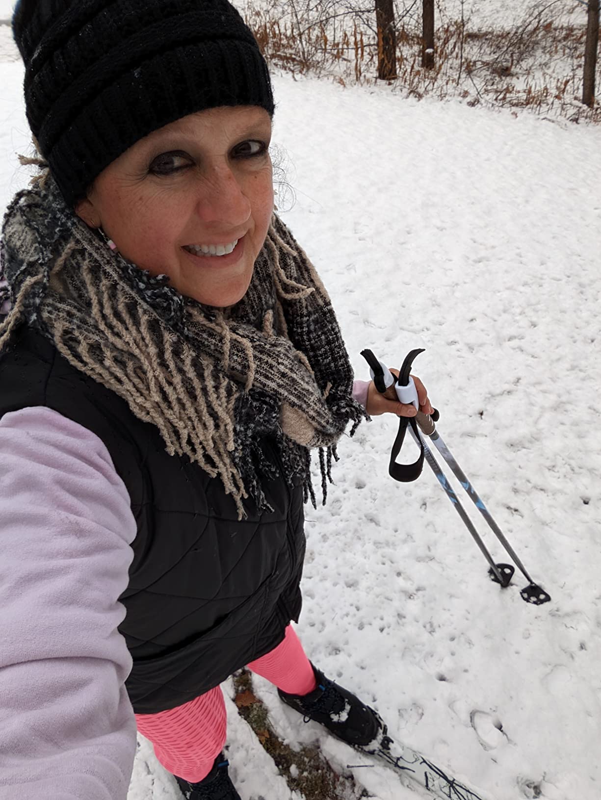 Whitewoods 75mm 3Pin Cross Country Ski Package; Boots, Bindings, Poles, Skis 197cm (for skiers 151-180 lbs.) customer photo 1