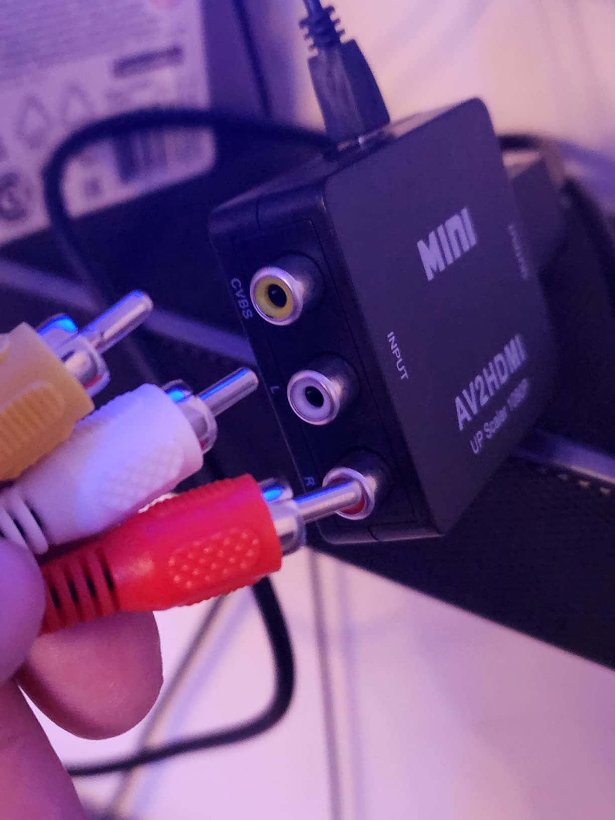 E-SDS 8-Way RCA Switch AV Switcher 8 in 1 Out Composite Video L/R Audio Selector Box for DVD STB Game Consoles customer photo 2