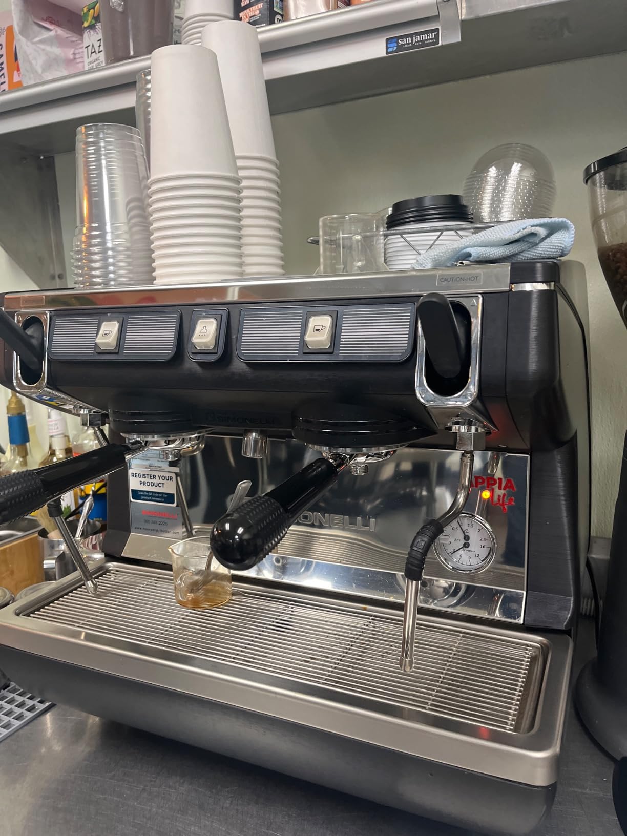 Nuova Simonelli Espresso Machine - Appia - 2 Group - Semi-Automatic customer photo 1