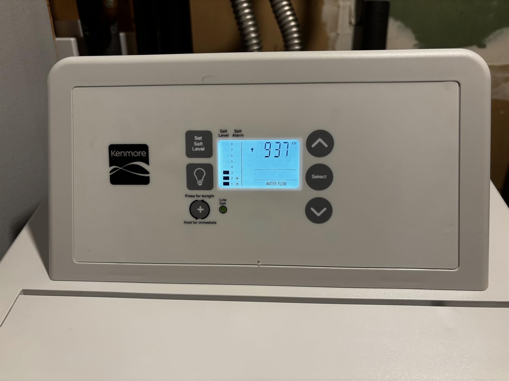 Kenmore 350 Water Softener System - 32,000 Grain Capacity Whole House Hard Water & Iron Reduction - Compact, Easy to Install, Salt Saving Technology customer photo 1