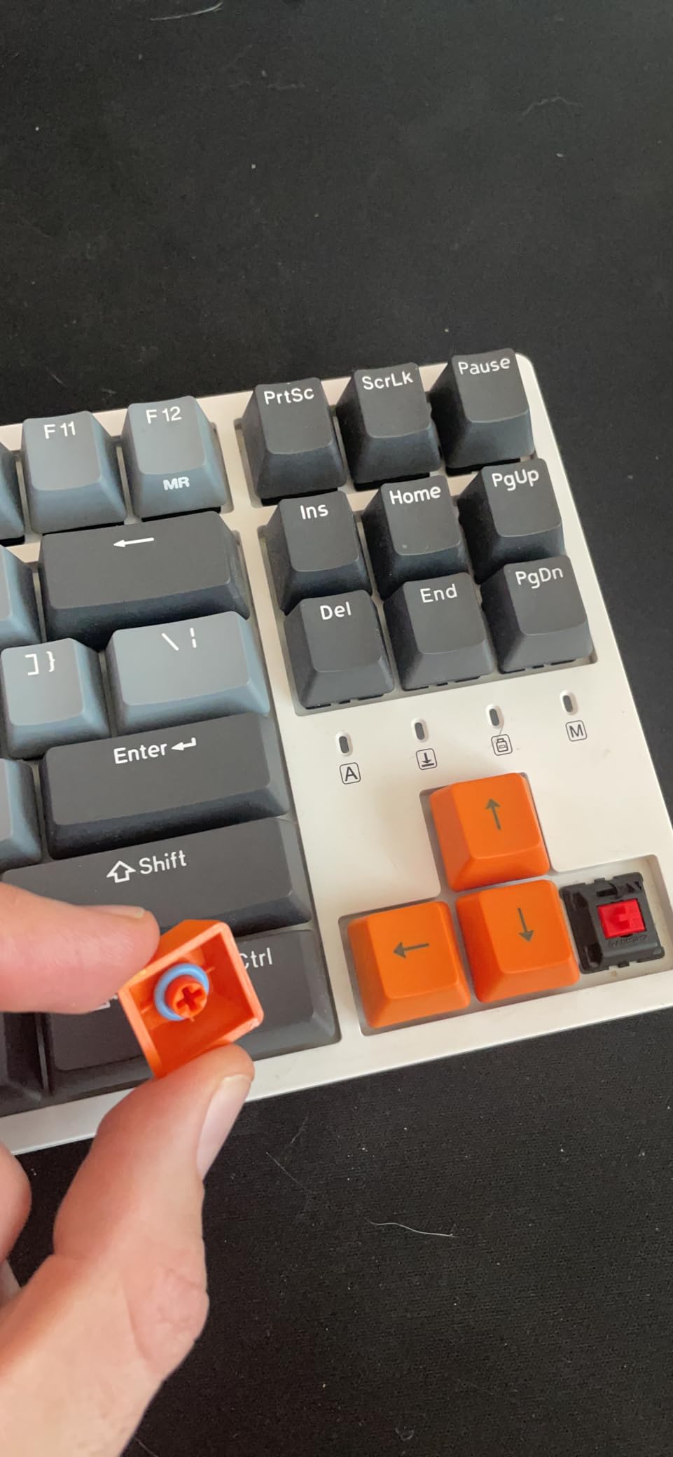 Captain O-Ring - Rubber Oring Keyboard Switch Dampeners Blue [40A-R 0.4mm Reduction] (135 pcs w/Screen Cloth) customer photo 1