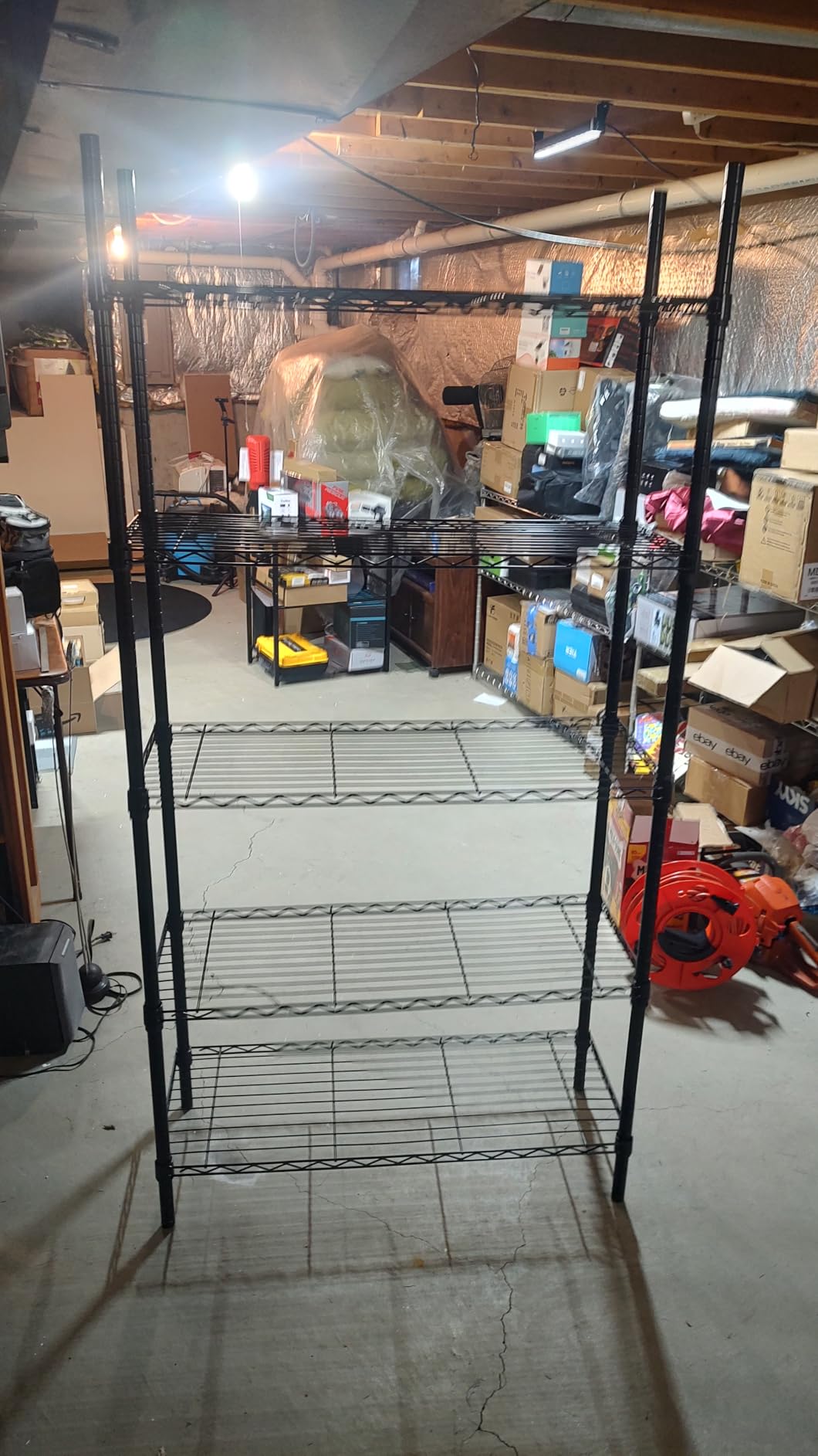 Amazon Basics 5-Shelf Steel Wire Rack Storage, 36