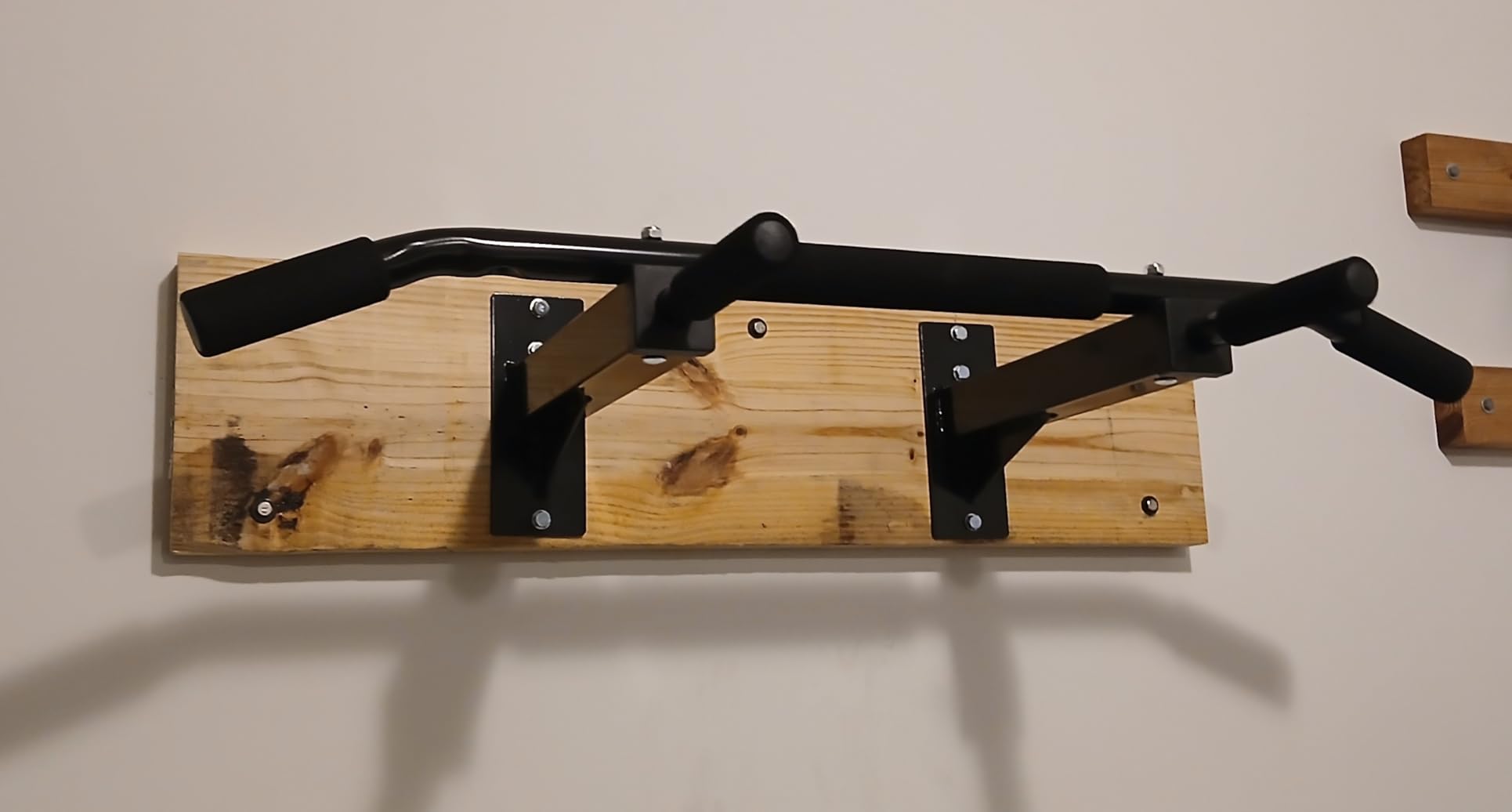 Yes4All Pull Up Bar Wall Mounted - Multifunctional Wall Mounted Pull Up Bar for Home Gym Workout Strength Training Equipment customer photo 1