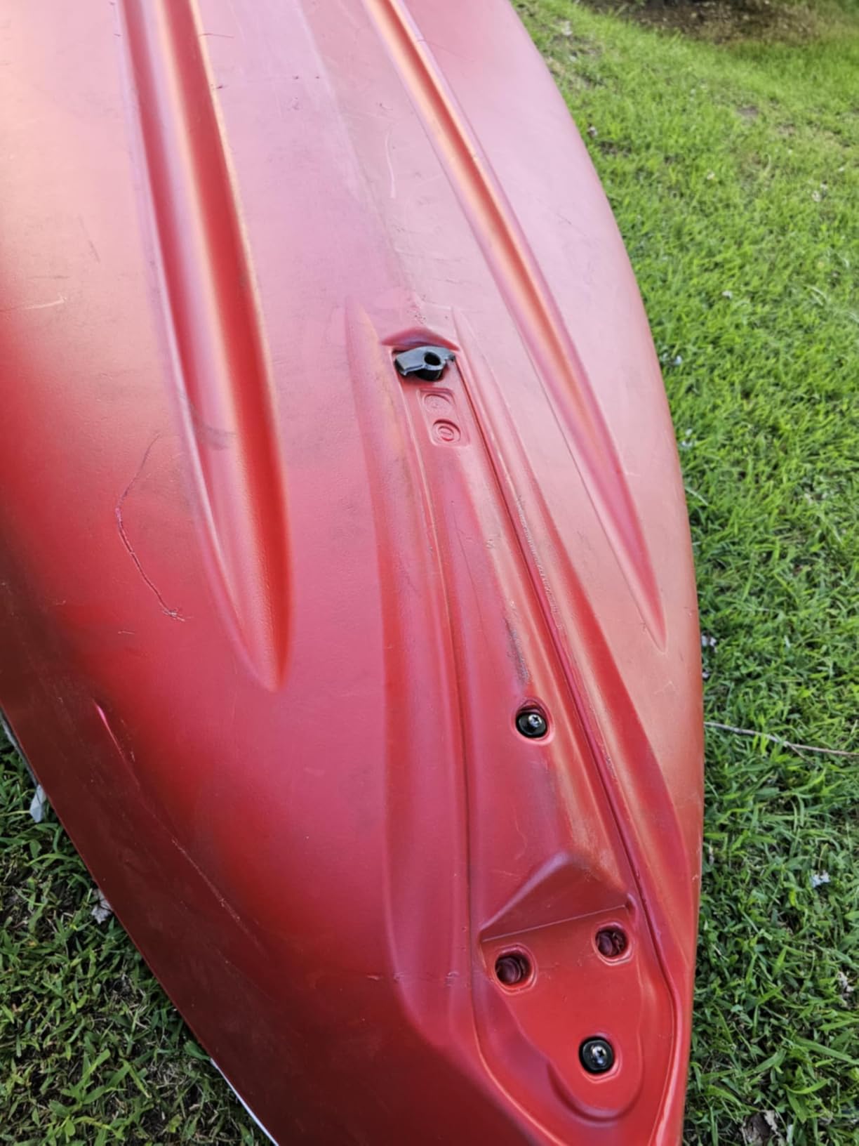 Lifetime Kodiak Canoe with 2 Paddles - 13 ft - Red customer photo 2