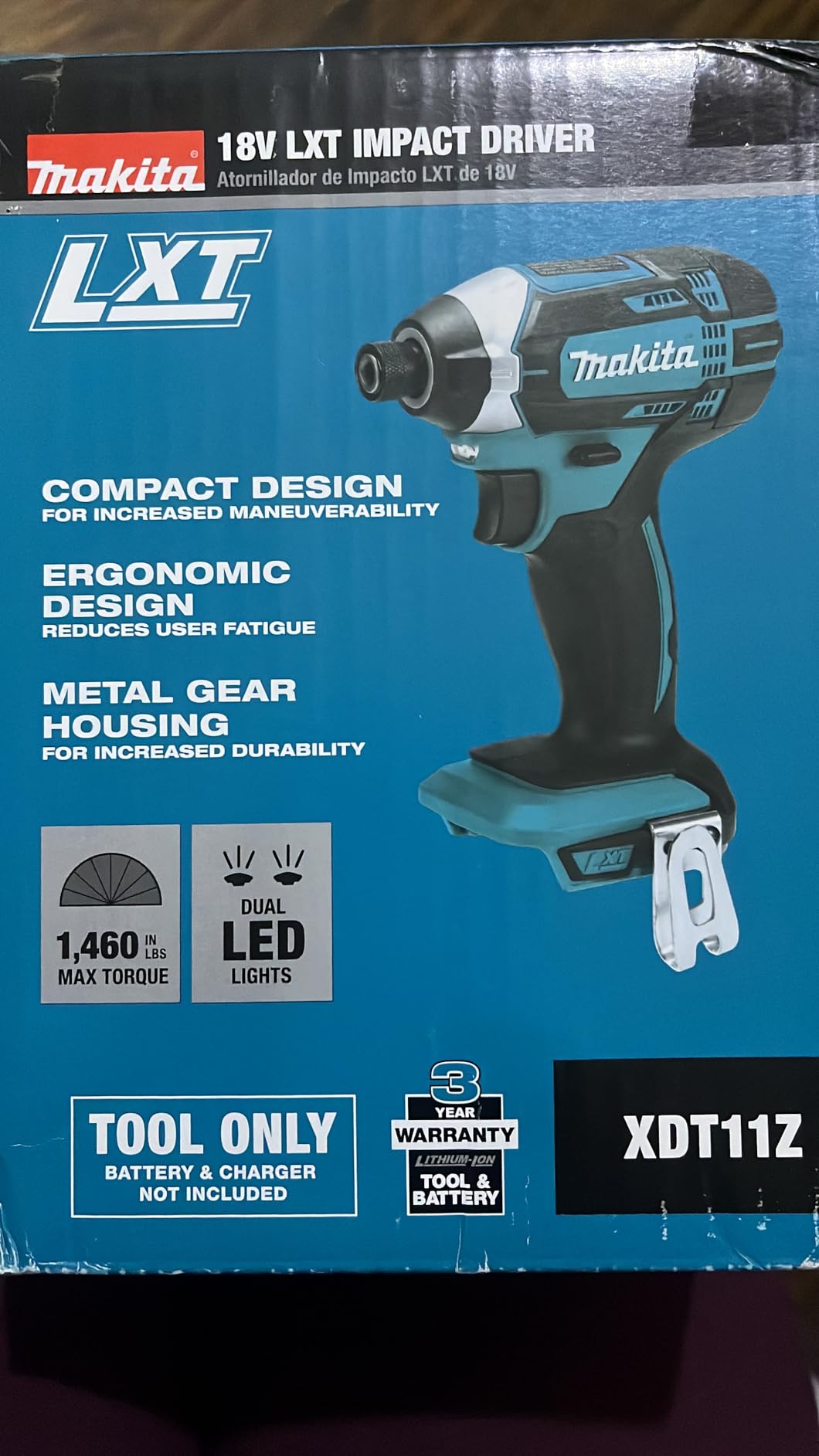 Makita XDT11Z 18V LXT Lithium-Ion Cordless Impact Driver, Tool Only customer photo 1