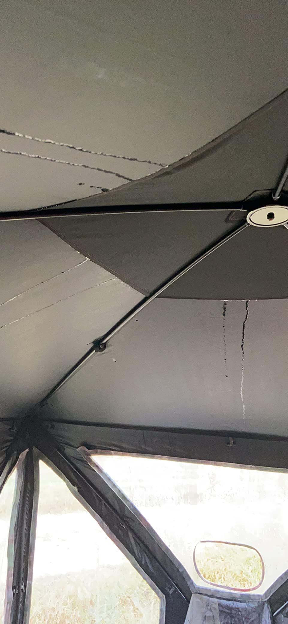 Barronett Blinds Pentagon, Portable Hunting Blind, 5-Sided Hub Blind, Huge Interior, Low Profile Windows, 4-Person, 72