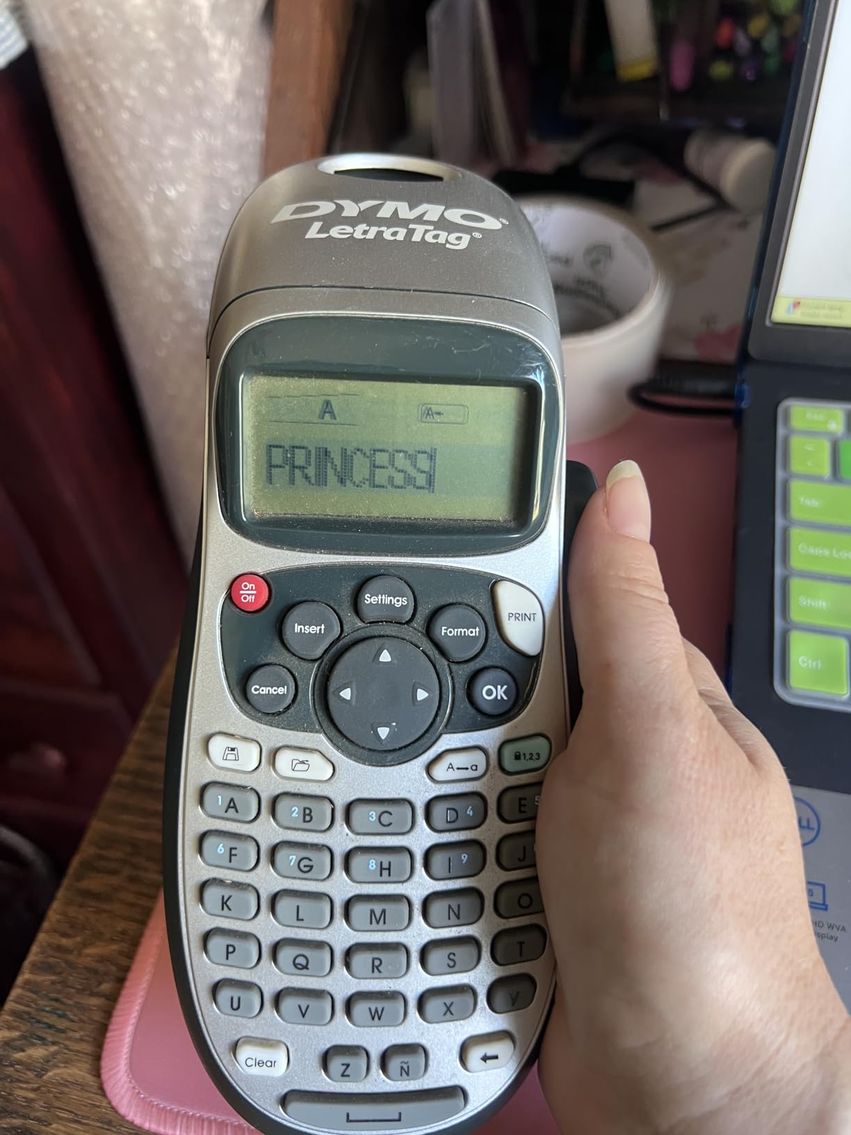 DYMO Label Maker Machine with Tape - 100H LetraTag Handheld, Comes with 3 LT label tapes. Great for Home & Office Organization customer photo 2