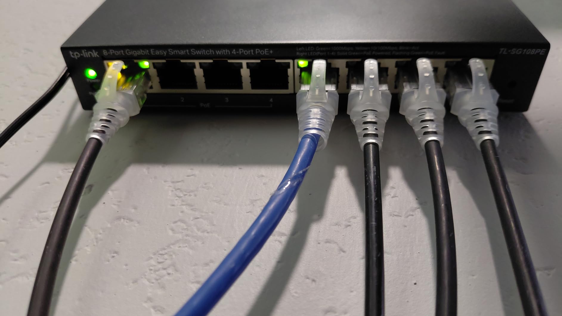 TP-Link TL-SG108PE V3 | 8 Port Gigabit PoE Switch | Easy Smart Managed | 4 PoE+ Ports @64W | Plug & Play | Sturdy Metal w/ Shielded Ports | Fanless | QoS, Vlan & IGMP | Limited Lifetime Protection customer photo 1