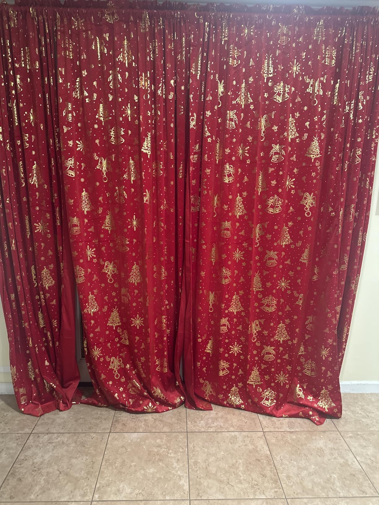 NICETOWN Brown Velvet Blackout Curtains 96 inches Long, Room Darkening Home Decor Light Blocking Thermal Insulated Rod Pocket Drapes for Theater and Movie Room (Set of 2, 52 x 96) customer photo 2