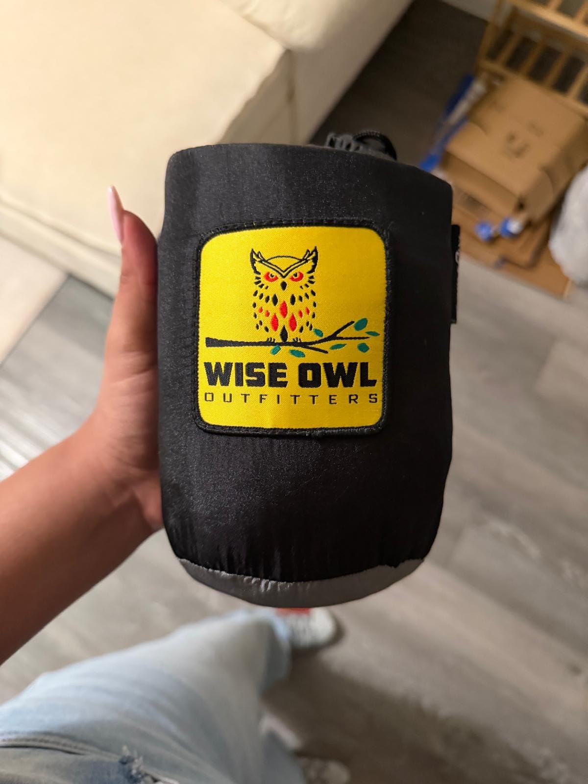 Wise Owl Outfitters Camping Hammock - 500lbs Portable Hammock with Tree Straps - Travel, Backpacking, Hiking, Outdoors Camping Gear - Single or Double customer photo 1