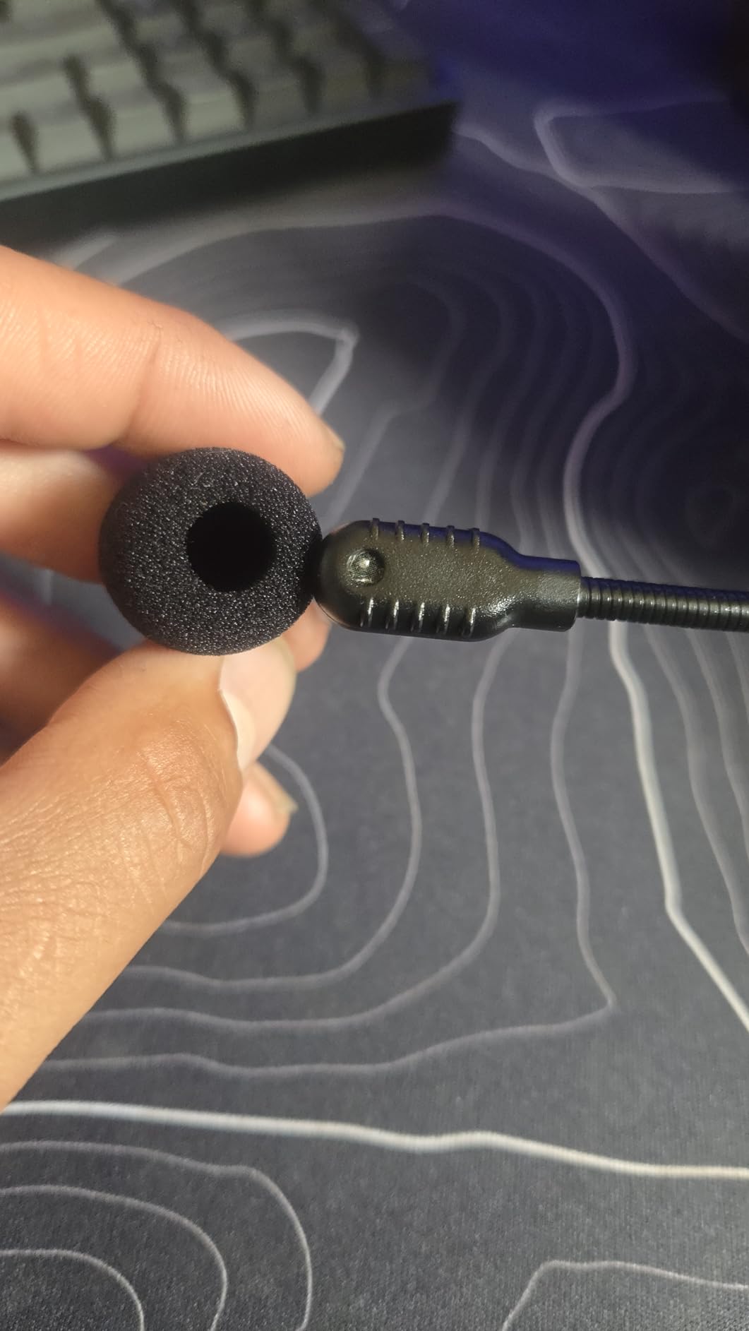 eBoot 5 Pack Mini-size Lapel Headset Microphone Windscreen, Black customer photo 1