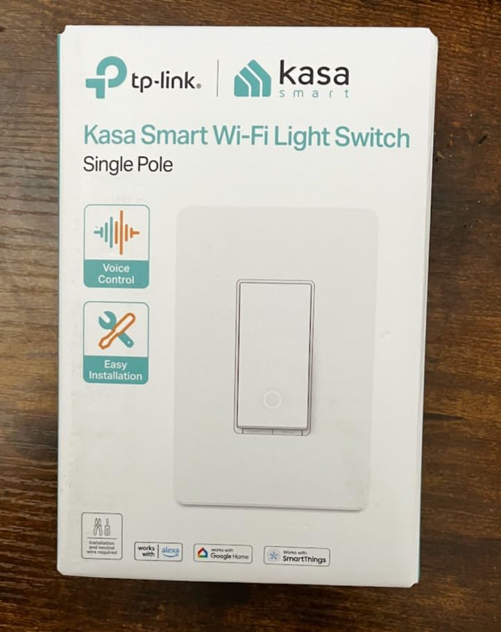 Kasa Smart Light Switch HS200, Single Pole, Needs Neutral Wire, 2.4GHz Wi-Fi Light Switch Works with Alexa & Google Home, UL Certified, No Hub Required customer photo 2