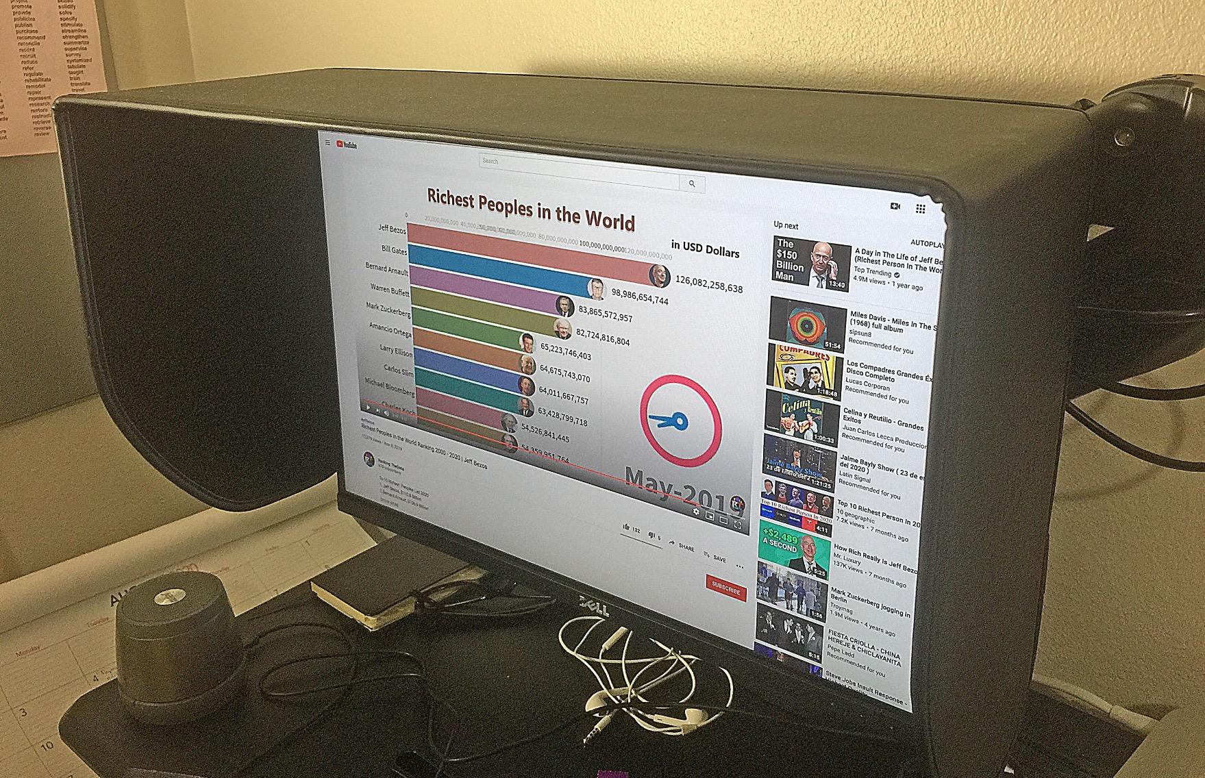 iLooker-23E 23&24-inch Ultr-Slim Frame LCD LED Video Monitor Hood Sunshade Sunhood for Dell HP Viewsonic Philips Samsung LG EIZO NEC ASUS ACER BENQ AOC Lenovo, Fits Monitor Frame Width 530-550mm customer photo 1