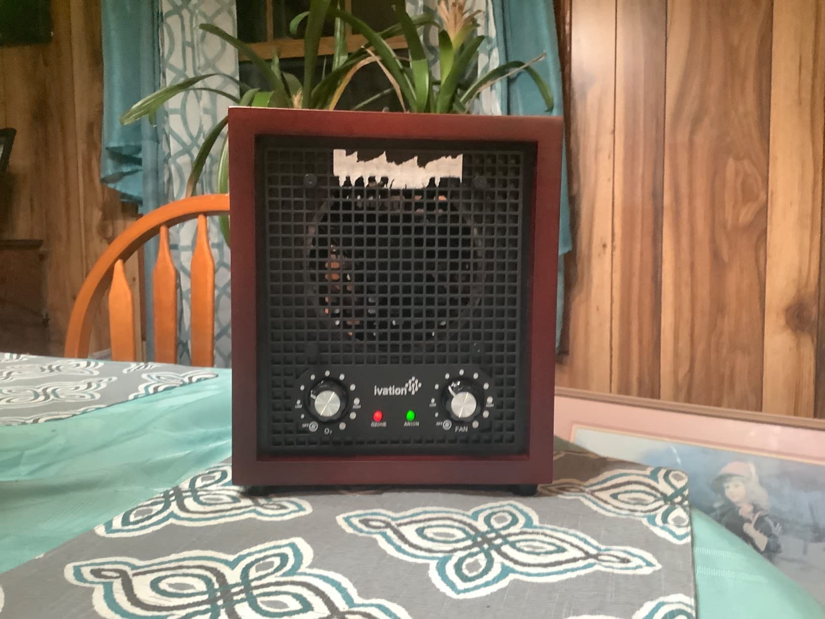 Ivation Ozone Generator Air Purifier, Ionizer & Deodorizer -Purifies Up to 3,500 Sq/Ft -Great for Dust, Pollen, Pets, Smoke & More Cherry customer photo 1