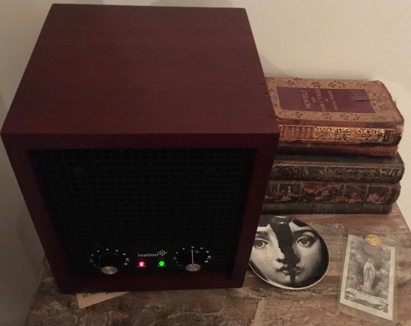 Ivation Ozone Generator Air Purifier, Ionizer & Deodorizer -Purifies Up to 3,500 Sq/Ft -Great for Dust, Pollen, Pets, Smoke & More Cherry customer photo 2