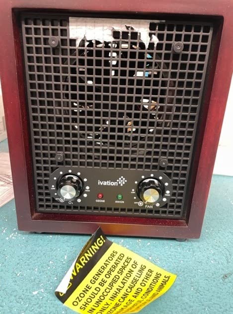 Ivation Ozone Generator Air Purifier, Ionizer & Deodorizer -Purifies Up to 3,500 Sq/Ft -Great for Dust, Pollen, Pets, Smoke & More Cherry customer photo 4