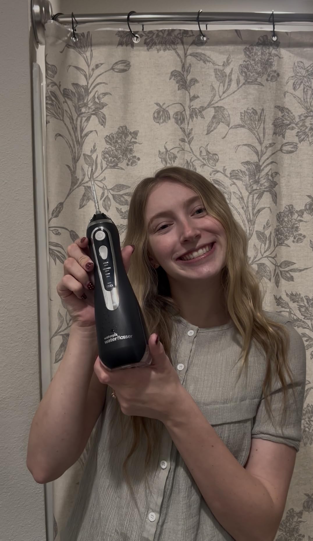 Waterpik Cordless Advanced 2.0 Water Flosser For Teeth, Gums, Braces, Dental Care With Travel Bag and 4 Tips, ADA Accepted, Rechargeable, Portable, and Waterproof, White WP-580 customer photo 1