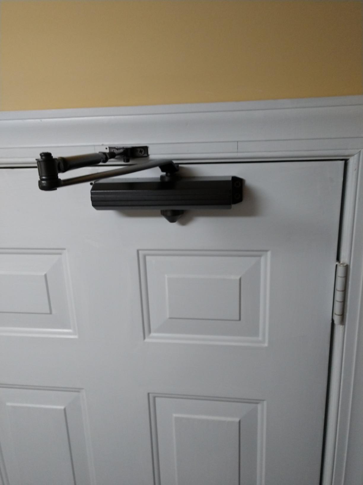 Dynasty Hardware Door Closer, Grade 1 Heavy Duty Commercial Hydraulic Closer, Self-Closing, Adjustable Spring Size 1-4, ADA Compliant, Surface Mount, Sprayed Aluminum, Series 1614 customer photo 2