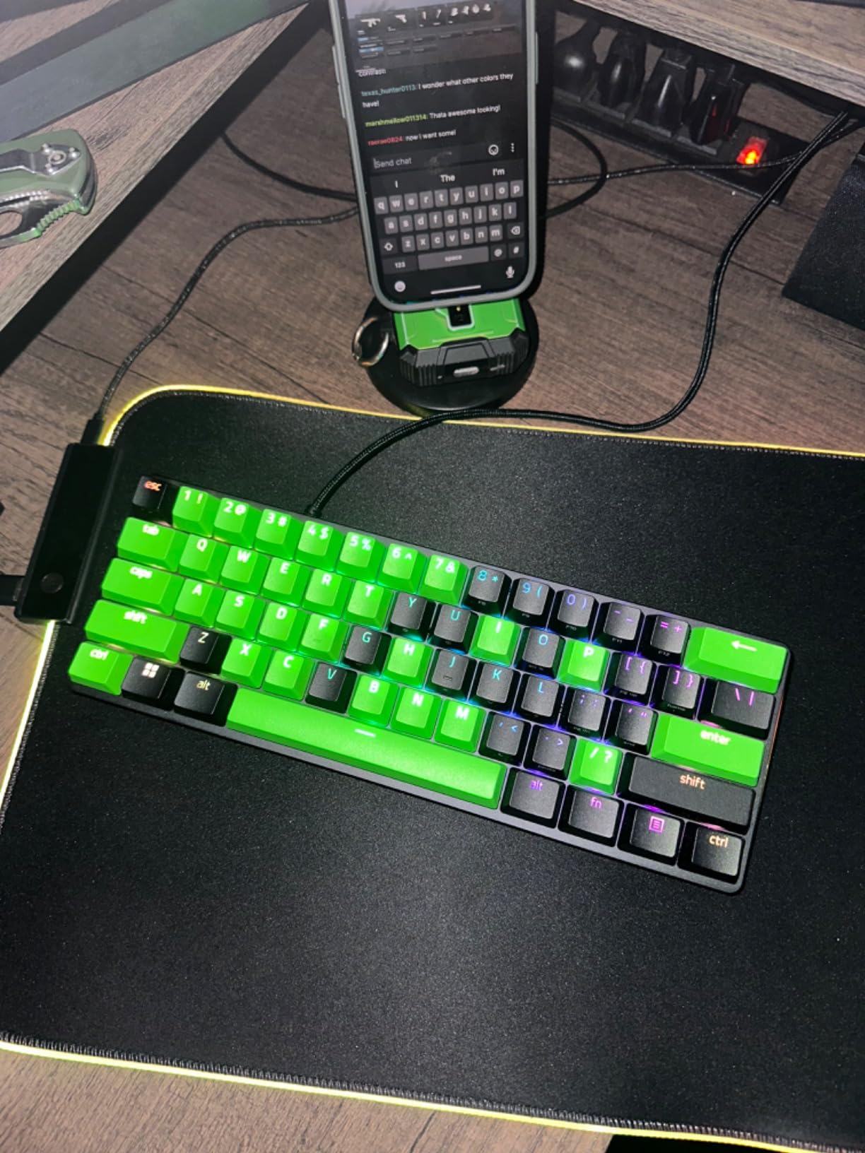 Qisan Stainless Steel Keycap Puller & Switch Puller for Mechanical Keyboards | Plastic Handle Key Cap Removal Tool for Gaming Keyboards | Professional Keyboard Maintenance Tool & Accessories - Black customer photo 1