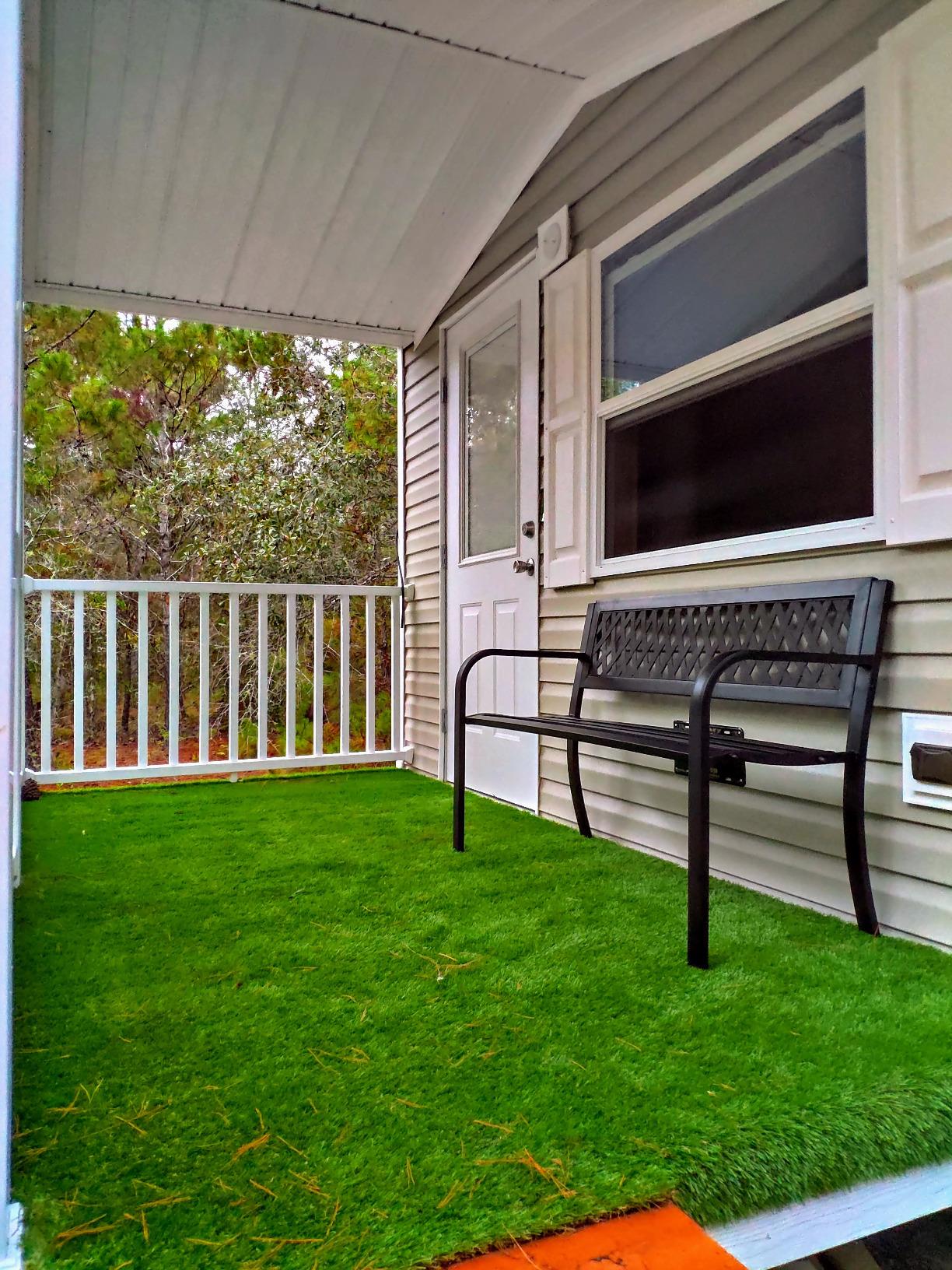 Garden Bench Outdoor Bench with Plastic Backrest for Patio Metal Bench Park Bench or Yard Porch Clearance Work Entryway customer photo 2