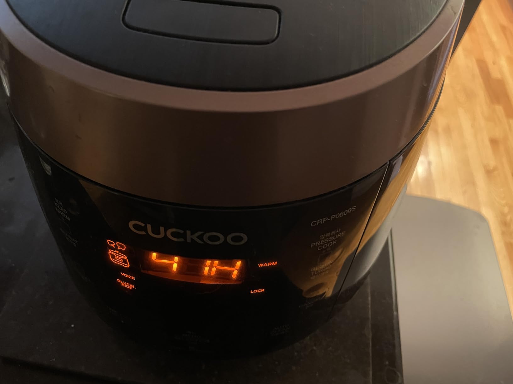 CUCKOO High Pressure Rice Cooker 6-Cup Uncooked / 12-Cup Cooked with Nonstick Inner Pot, Versatile Rice Maker with 12 Menu Options and Steam Plate, Fuzzy Logic Tech, Voice Guide, Black (CRP-P0609S) customer photo 1