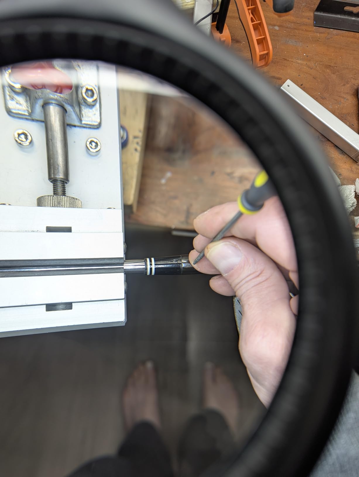 Brightech LightView Pro Flex 2 in 1 Magnifying Desk Lamp, 1.75x Light Magnifier, Adjustable Magnifying Glass with Light for Crafts, Reading, Close Work customer photo 1