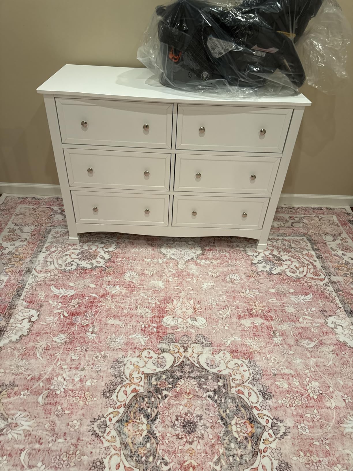 Davinci Kalani 6-Drawer Baby Dresser for Nursery - GREENGUARD Gold Certified Wooden Double Dresser in White customer photo 1