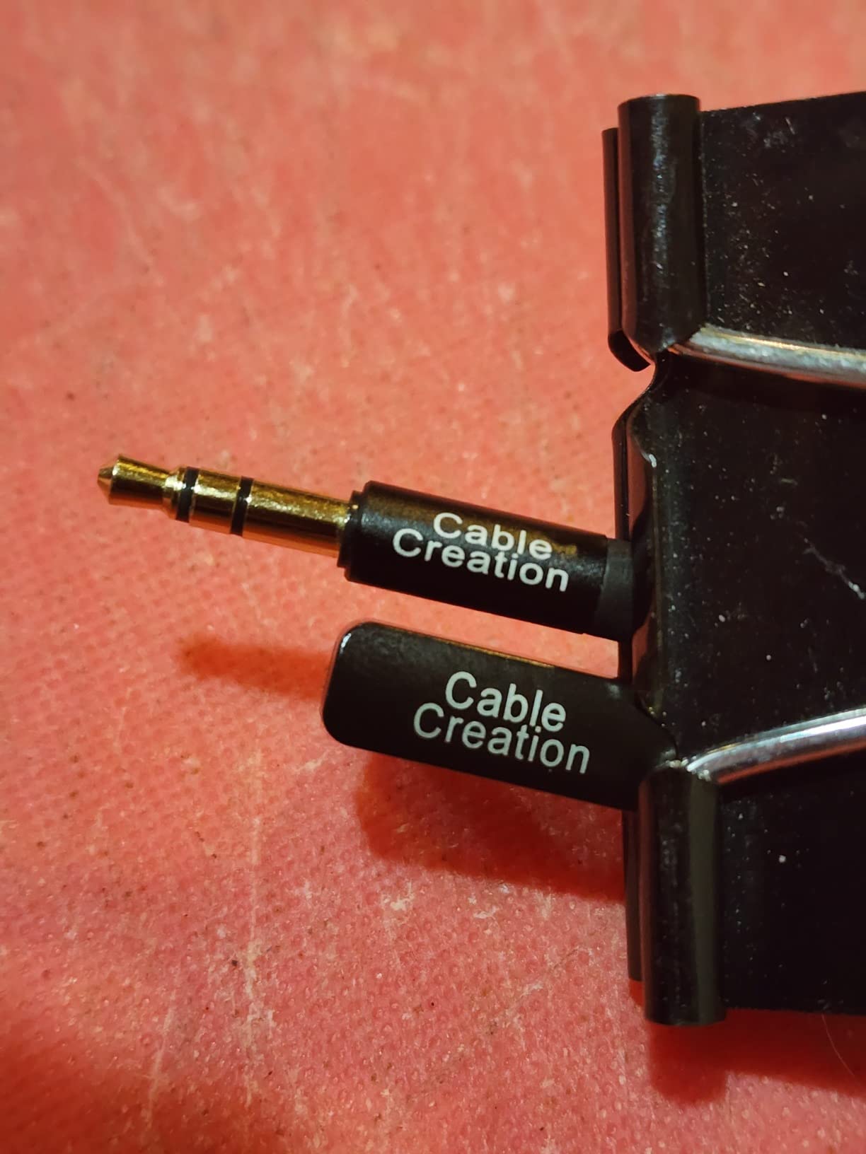 CableCreation Headphone Extension Cable, 90 Degree TRRS 3.5mm Male to Female Audio Extension Cable 4-Conductor(Microphone) for Car Headphones,Speaker,Laptops,Smart Phones, 6 Feet customer photo 1