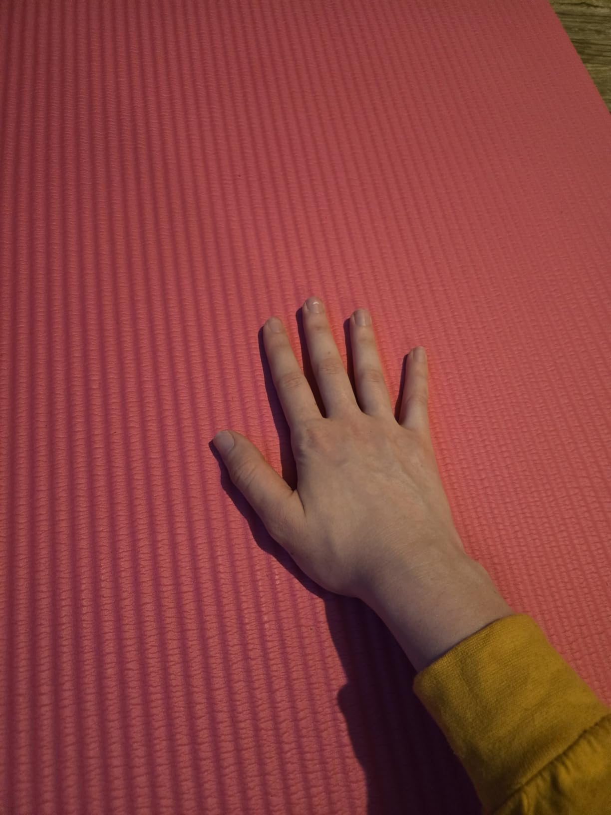 Amazon Basics Extra Thick Exercise Yoga Mat with Carrying Strap customer photo 1