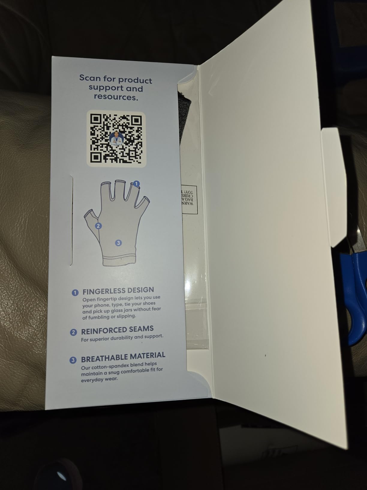 Dr. Frederick's Original Arthritis Compression Gloves for Women & Men - Doctor-Developed Fingerless Hand Support for Arthritis Pain, Carpal Tunnel, Swelling & Poor Circulation - Everyday Wear customer photo 2